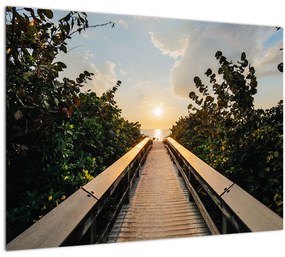 Tablou - drum spre soare (70x50 cm)