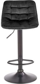 Scaun de bar 106x43 cm negru