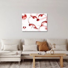 Tablou cu inima din fum (70x50 cm)