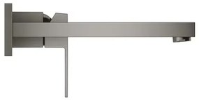Baterie lavoar incastrata Grohe Eurocube M antracit periat Hard Graphite fara corp ingropat