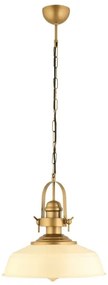 Lustră pe cablu MONZA 1x E27/40W/230V Ø 35 cm crem/bronz