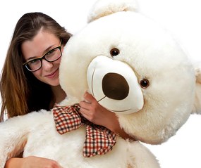 Monzana Urs mare de pluș BENY, 100cm, crem