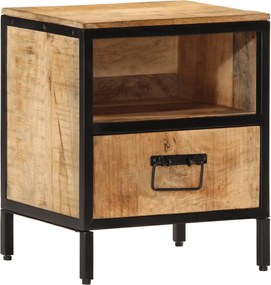 vidaXL Noptieră, 40x35x50 cm, lemn masiv de mango