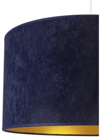 Lustră pe cablu Duolla ROLLER 1xE27/40W/230V d. 40 cm albastru