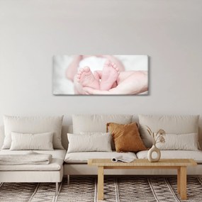 Tablou cu piciorușele de copilaș (120x50 cm)