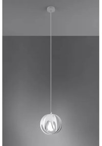 Lustră pe cablu TULOS 1xE27/60W/230V albă Sollux SL.1083