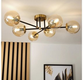 Brilagi - Lustră aplicată MALIVA, 6xE14/15W/230V, aurie