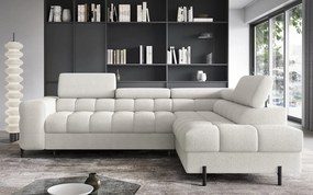 Colțar lemn masiv Ferry Extensibil Material Amore 01, 276 × 72 × 200 cm