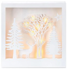 Decorațiune luminoasă de Crăciun albă Folkabo – Markslöjd