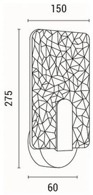 Aplică LED/8W/230V 3000K