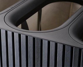 Coș de rufe negru 3x30 l din bambus Tota Trio Luxe – Joseph Joseph