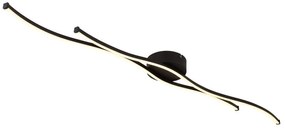 Plafoniera LED aluminiu negru mat BOYD
