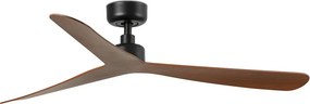 Ventilator tavan cu telecomanda ROCKER M negru/nuc