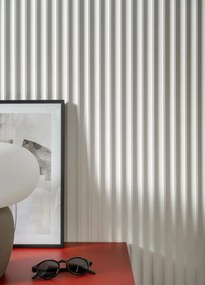 Panou riflaj decorativ 3D din polimer rigid, model Dune - 13x1.2x250 cm