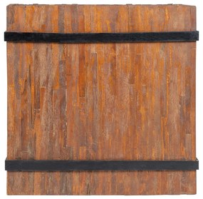 Masa laterala din lemn de tec, 60 x 60 x 38 cm