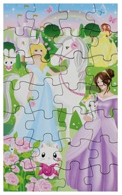 Puzzle 28 piese printese multicolor