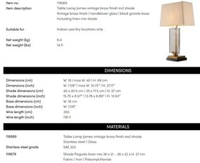Veioza, Lampa de masa design LUX, Sticla Suflata, James