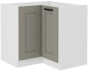 Dulap inferior de bucătărie de colț Lucid 89 x 89 DN 1F BB (claygrey + alb). 1045435