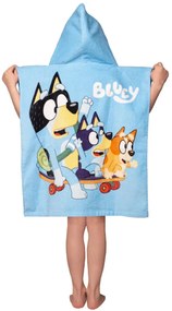 Bluey Skate poncho prosop de plajă 50x115cm