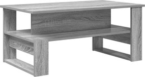 vidaXL Masă de cafea Gri Sonoma 90 x 50 x 40 cm Lemn compozit