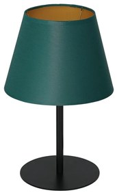 Lampă de masă ARDEN 1xE27/60W/230V d. 20 cm verde/aurie