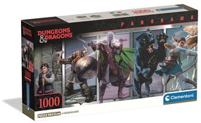 Dungeons &amp; Dragons Puzzle panoramic Compact de 1000 de piese Clementoni