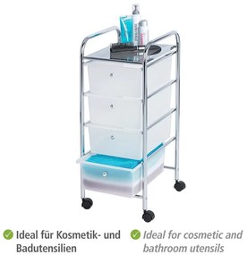 Raft mobil pentru baie, 4 compartimente, Wenko Messina