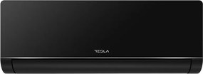 Aparat de aer conditionat cu invertor si difuzor de aroma Tesla TT35TPPB-1232IHWAM, 12000 BTU, 35 m², A+++, 8 viteze, Wi-Fi, Algoritm AI, sterilizare UVC, flux 3D, Negru