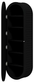 Dulap suspendat pentru baie Belmore, negru