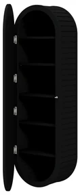 Dulap suspendat pentru baie Belmore, negru