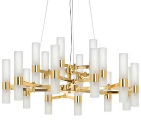 Lustra suspendata design minimalist Tub 18 auriu