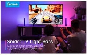 Govee - Set 2x Flow Plus SMART LED TV & Gaming RGBICWW Wi-Fi