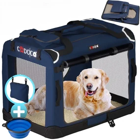 Deuba Geanta de transport pentru caini XXXL 101x69x70cm - albastra