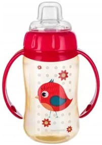 Canpol Babies cana cu mânere Pasăre - roșu