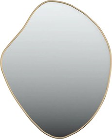 vidaXL Oglindă de perete, auriu, 60x50 cm