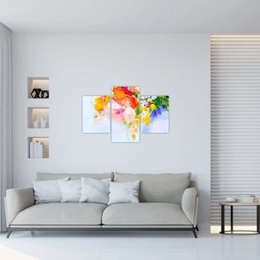 Tablou - Flori,pictură (90x60 cm)