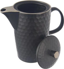 Ceainic negru din ceramică 1,3 l Tea Time – Orion