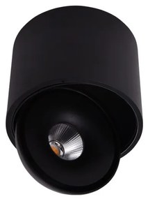 Spot LED aplicat directionabil de tavan/plafon BOSTON TUBE negru ZZ AZ3468