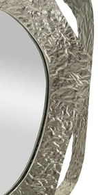Oglindă de Perete „Aury” Argintie, 66X6X75 cm, Mauro Ferretti