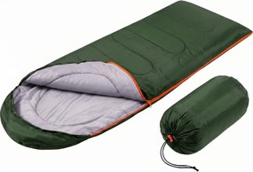 Sac de dormit 2în1 SNOORA 210x75 cm, verde