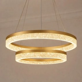 Candelabru LED pe cablu GALA LED/54W/230V, Ø 60 cm, auriu