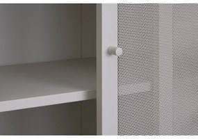 Dulap gri din metal cu ușă glisantă 90x180x40 cm Veep – Unique Furniture