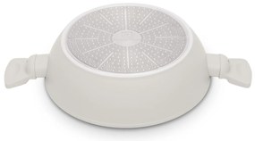 Cratiță cu capac 28 cm, 3.8L – Berlinger Haus Sahara Collection BH 8068, crem, antiaderentă, pentru rețete rapide și sănătoase