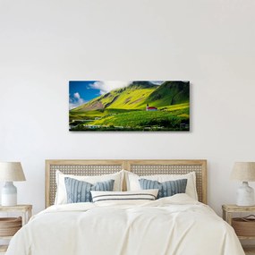 Tablou cu peisaj montan (120x50 cm)
