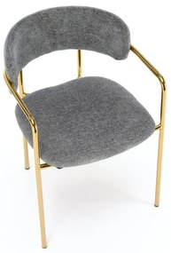 Scaun K537 gri/gold