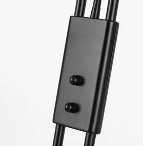 Brilagi - Lampă de podea dimabilă SCARLETT 1xR7s/230W/230V + 1xG9/40W, neagră