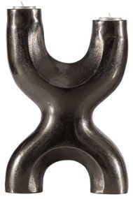 Suport metalic pentru lumânare WOOOD Don X, negru