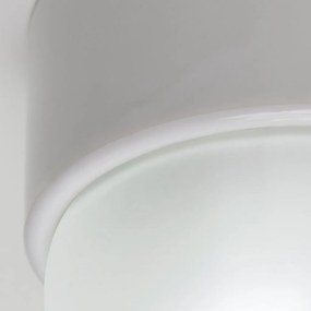 Mini Plafoniera din ceramica alba OSTIA