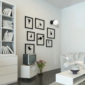 Pendul SFERA BLACK Milagro Modern, E27, Alb, MLP8854, Polonia