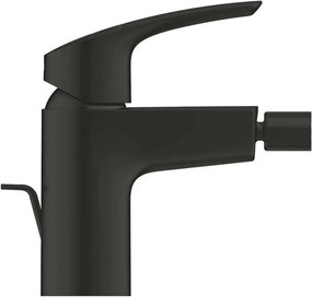 Baterie bideu negru mat Grohe Eurosmart New S